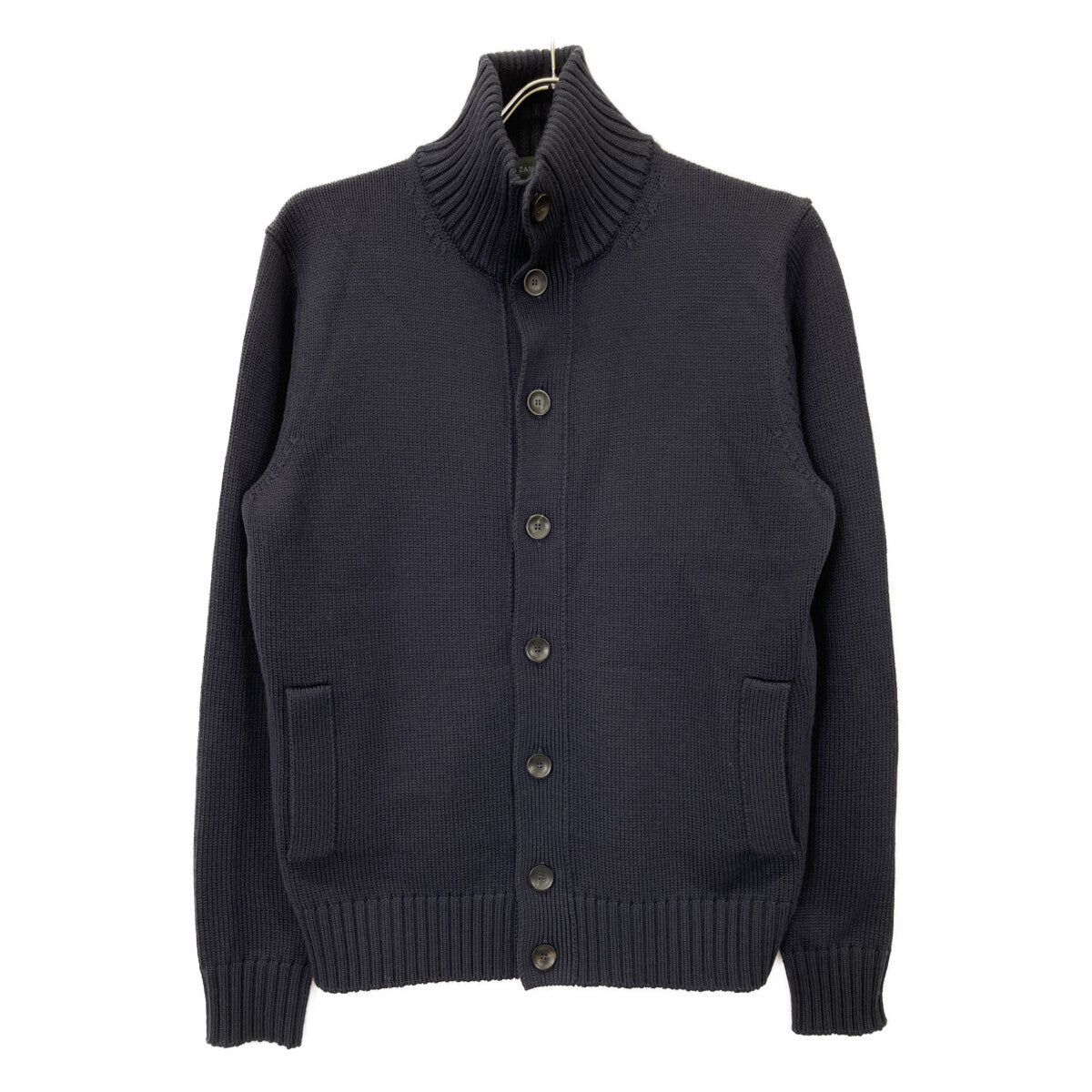 ZANONE ザノーネ 812519 Z0229 ﾈｲﾋﾞｰ CHIOTO ﾐﾄﾞﾙｹﾞｰｼﾞｽﾀﾝﾄﾞｶﾗｰｶｰﾃﾞｨｶﾞﾝ トップス 48