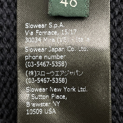 ZANONE ザノーネ 812519 Z0229 ﾈｲﾋﾞｰ CHIOTO ﾐﾄﾞﾙｹﾞｰｼﾞｽﾀﾝﾄﾞｶﾗｰｶｰﾃﾞｨｶﾞﾝ トップス 48