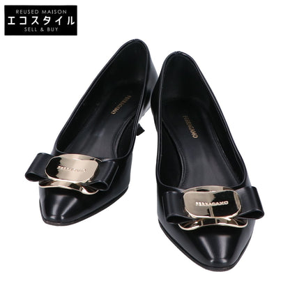 Salvatore Ferragamo サルヴァトーレフェラガモ 【美品】ヴァラリボン パンプス シューズ 4C