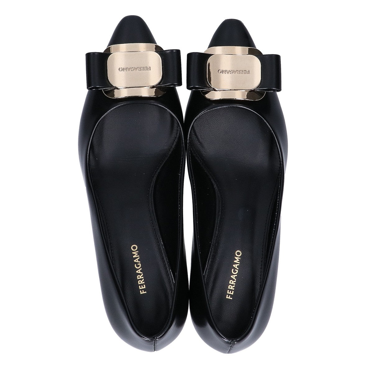 Salvatore Ferragamo サルヴァトーレフェラガモ 【美品】ヴァラリボン パンプス シューズ 4C