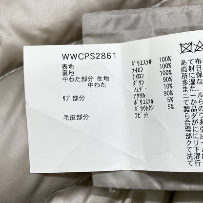 WOOLRICH ウールリッチ WWCPS2861 ×ｱﾛｰｽﾞ BOWBRIDGE ﾗﾋﾞｯﾄﾌｧｰﾀﾞｳﾝｺｰﾄ コート XS