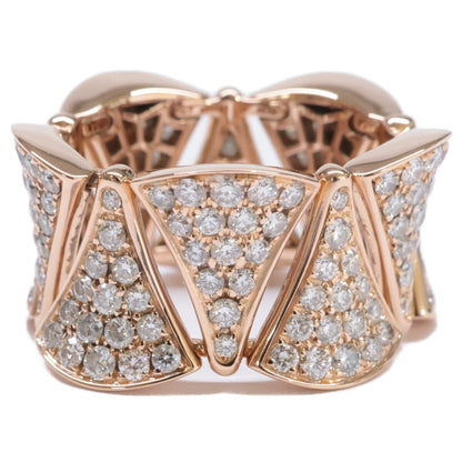 BVLGARI ブルガリ 新品同様 750 ディーヴァ ドリーム フルダイヤモンド リング 指輪 53