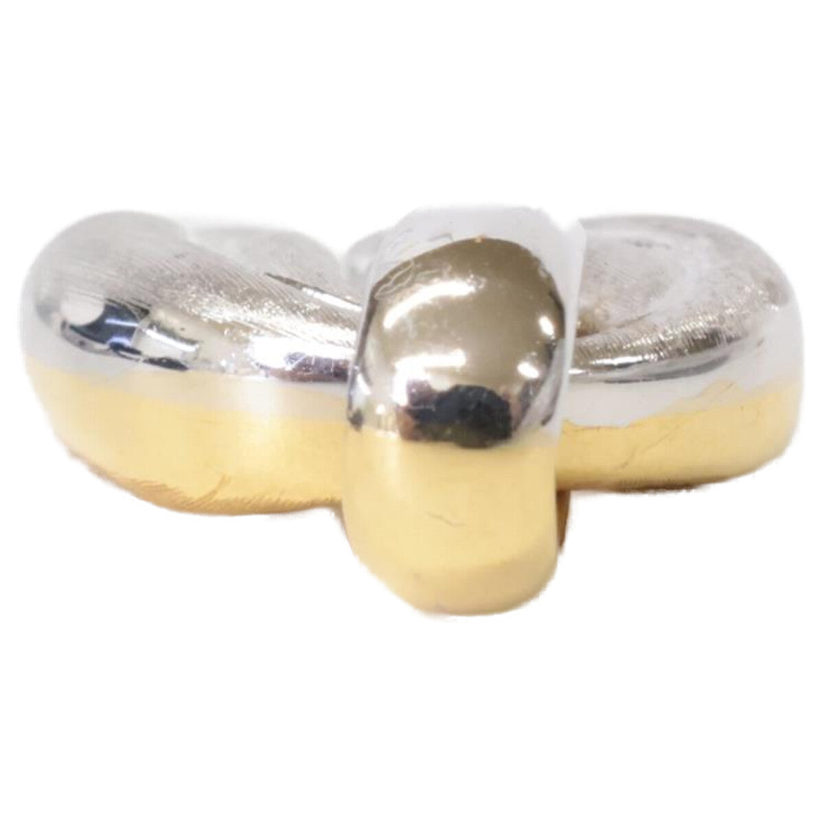 Chiampesan キャンペザン 750 YG x WG コンビ デザイン ペンダントトップ