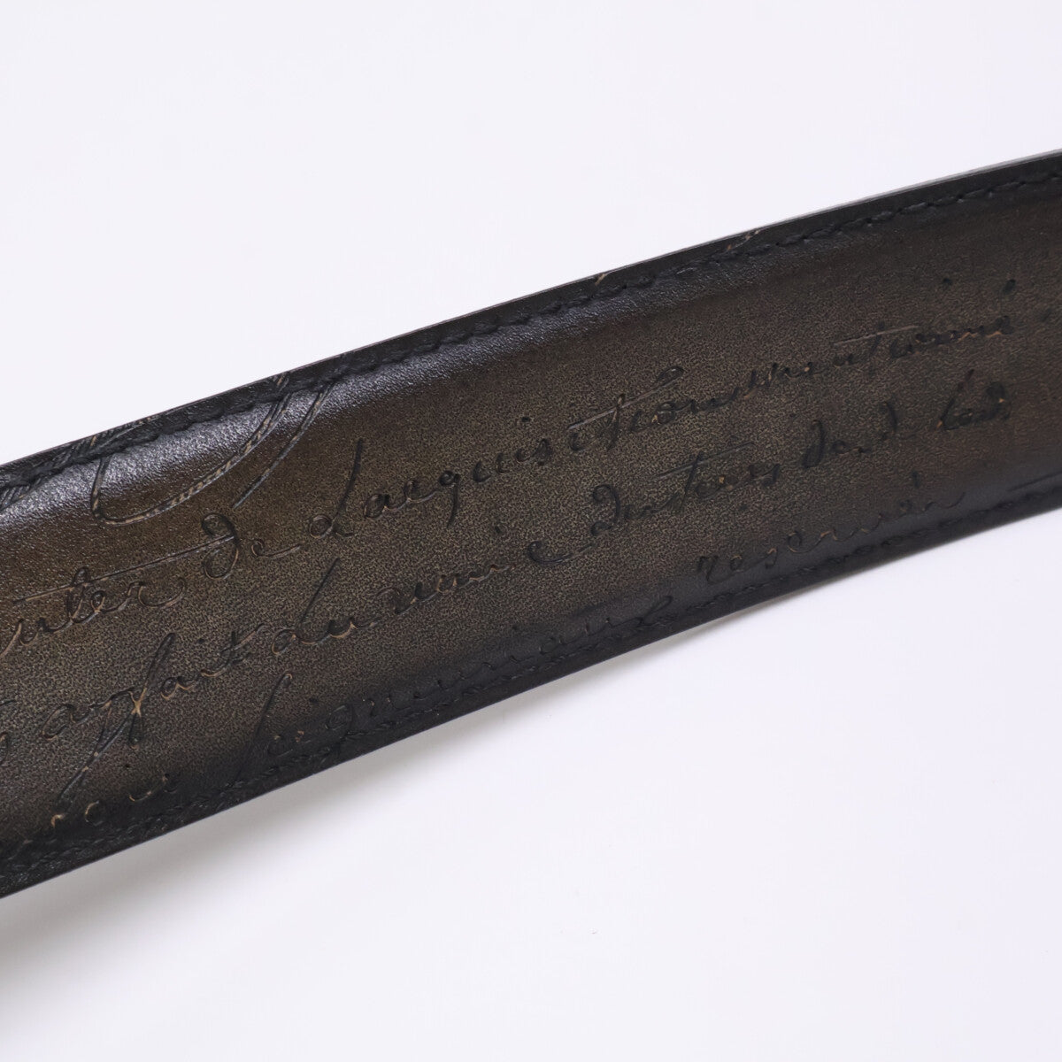 berluti ベルルッティ スクリット レザー ベルト 80・32