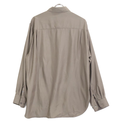 ssstein/stein シュタイン ｶｰｷ 25SS CUPRO TWILL OVERSIZED LS SHIRT トップス S