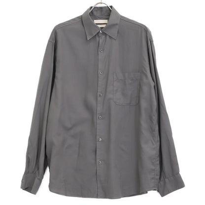 YORK ヨーク ｸﾞﾚｰ GARMENT DYED COTTON SILK TWILL SHIRT トップス 2