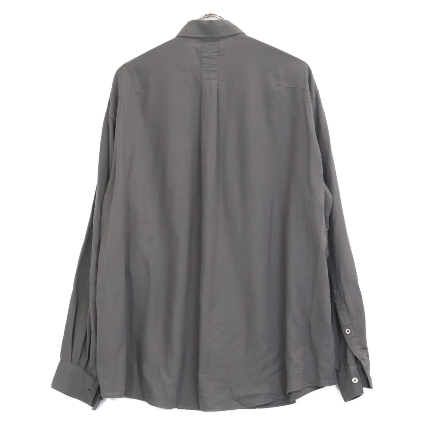 YORK ヨーク ｸﾞﾚｰ GARMENT DYED COTTON SILK TWILL SHIRT トップス 2