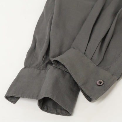 YORK ヨーク ｸﾞﾚｰ GARMENT DYED COTTON SILK TWILL SHIRT トップス 2