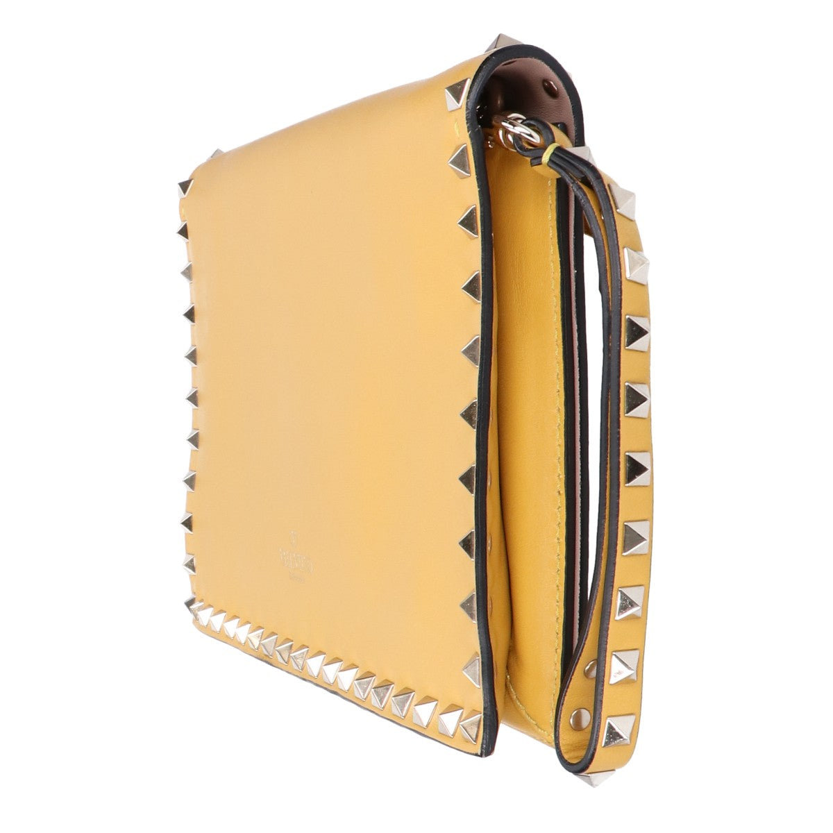 VALENTINO ヴァレンティノ スタッズ レザー セカンドバッグ クラッチバッグ