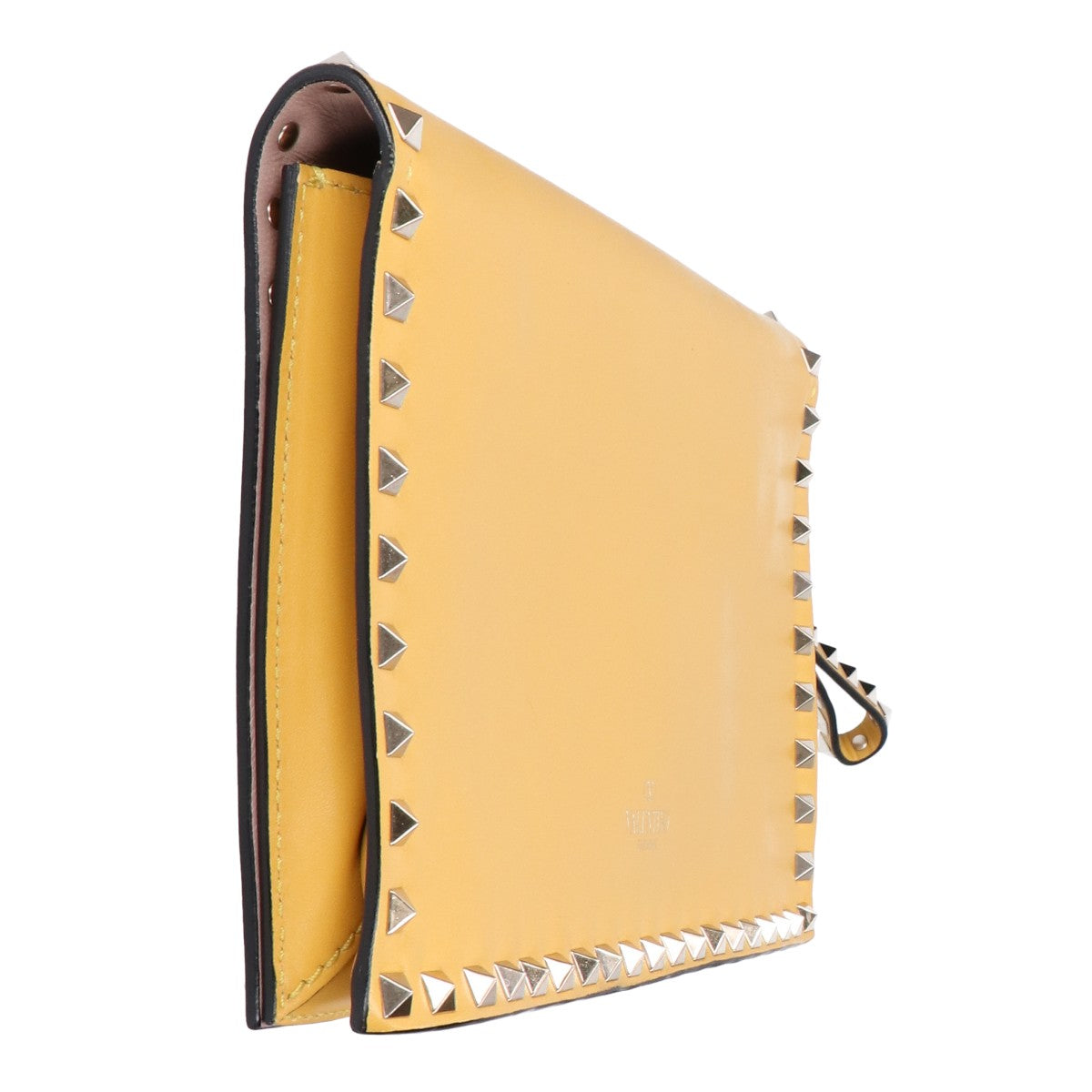 VALENTINO ヴァレンティノ スタッズ レザー セカンドバッグ クラッチバッグ