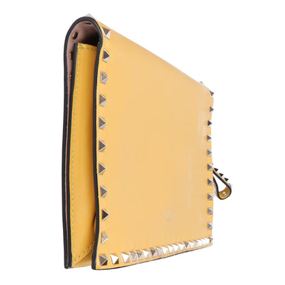 VALENTINO ヴァレンティノ スタッズ レザー セカンドバッグ クラッチバッグ