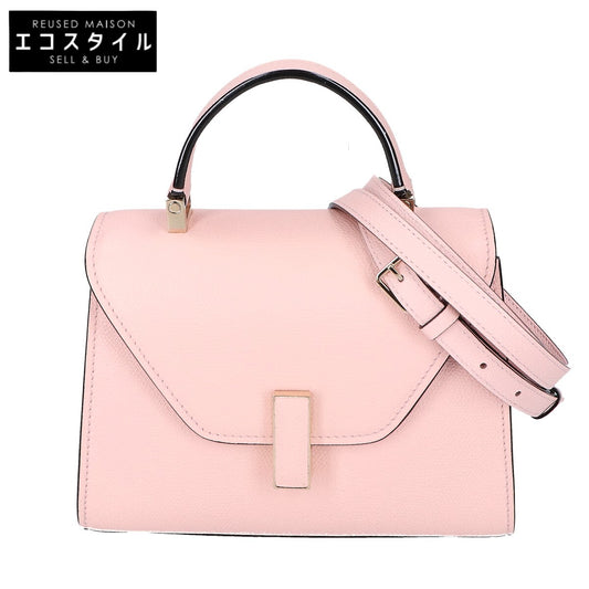 Valextra ヴァレクストラ 美品 マイクロ イジィデ ソフトカーフスキン 2WAYハンドバッグ ショルダーバッグ