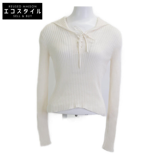 Christian Dior クリスチャンディオール 美品 444S64AM789 Ecru Dioriviera セーター トップス 34