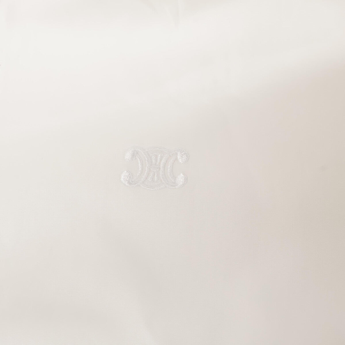 CELINE セリーヌ 2C46B091F ﾎﾜｲﾄ ｺｯﾄﾝ ﾄﾑﾎﾞｰｲｼｬﾂ トップス 36