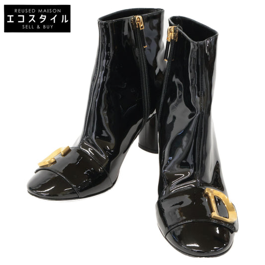 Christian Dior クリスチャンディオール 【美品/23AW】C'EST DIOR パテントレザー ショートブーツ/ シューズ 37