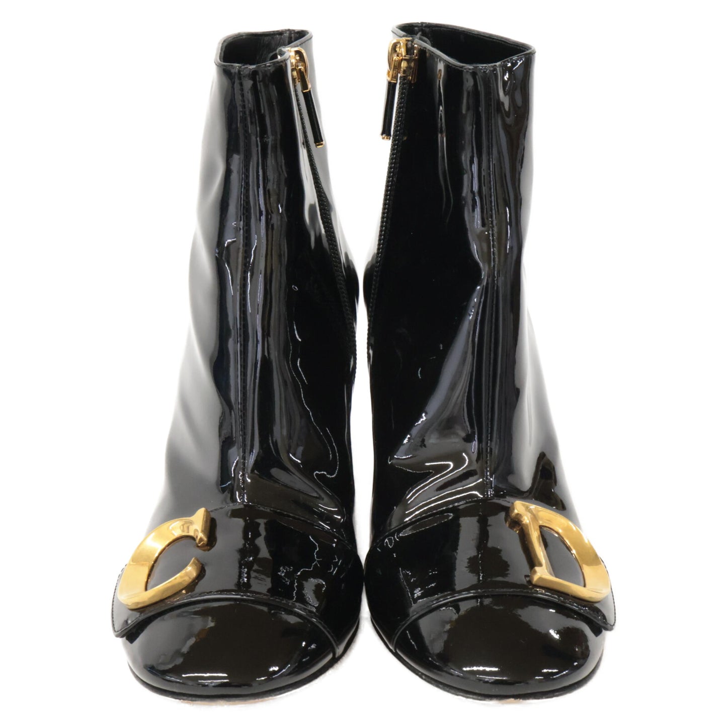 Christian Dior クリスチャンディオール 【美品/23AW】C'EST DIOR パテントレザー ショートブーツ/ シューズ 37