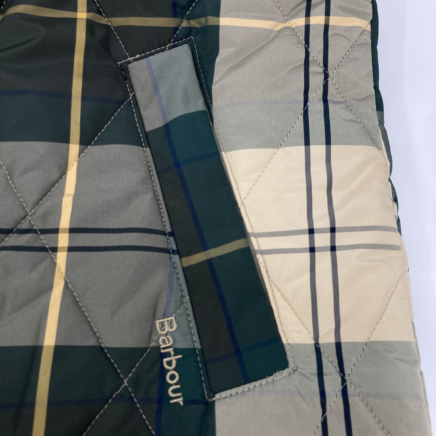 Barbour バブアー 美品 245LLI0009 チェック柄 キルティングベスト ジャケット 10