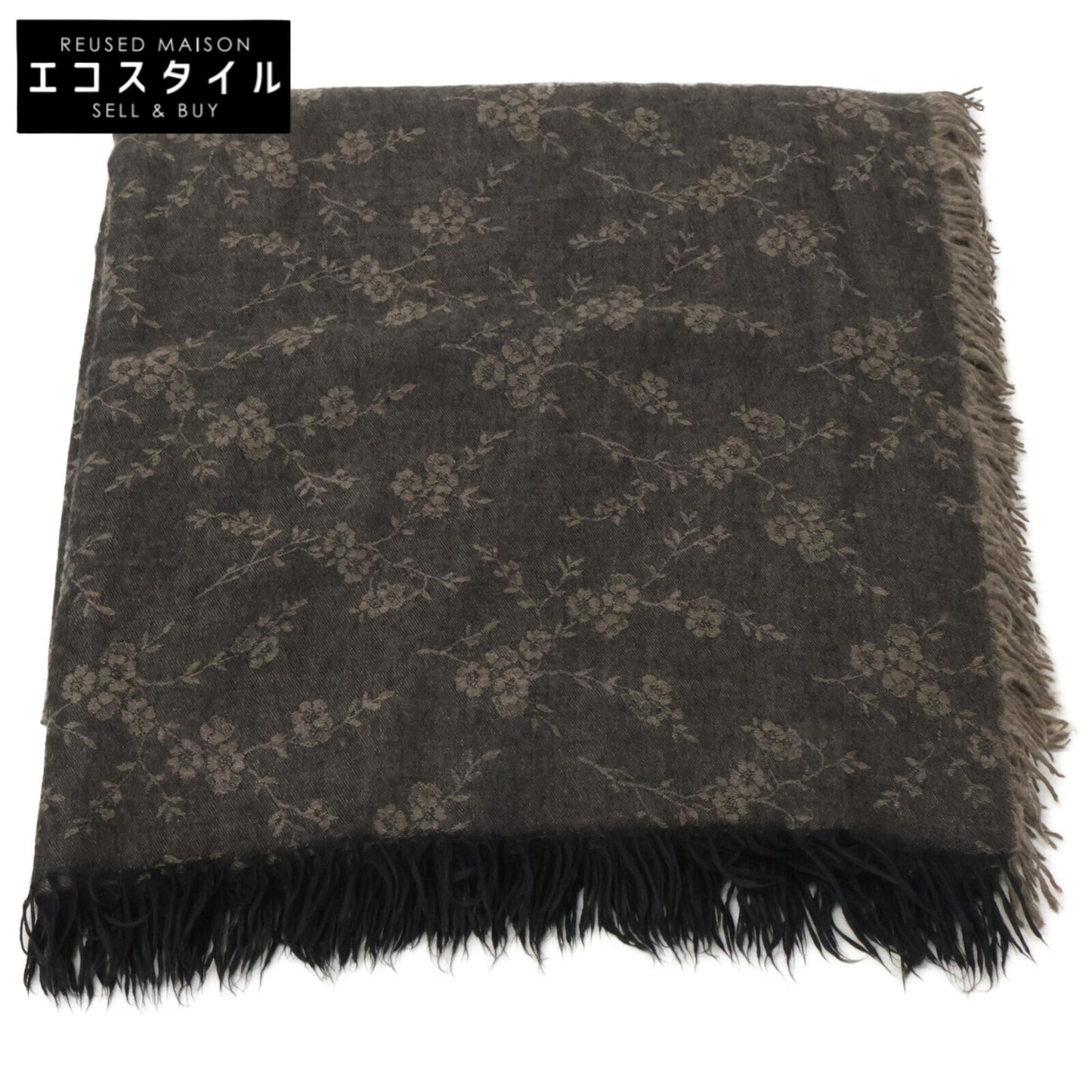 AGNONA アニオナ フラワー柄 カシミヤ/シルク ストール