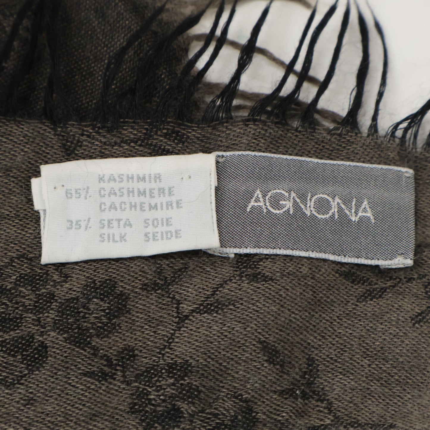 AGNONA アニオナ フラワー柄 カシミヤ/シルク ストール