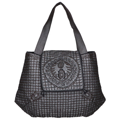 TAMASHA タマシャ 【美品】刺繍 キルティング トートバッグ