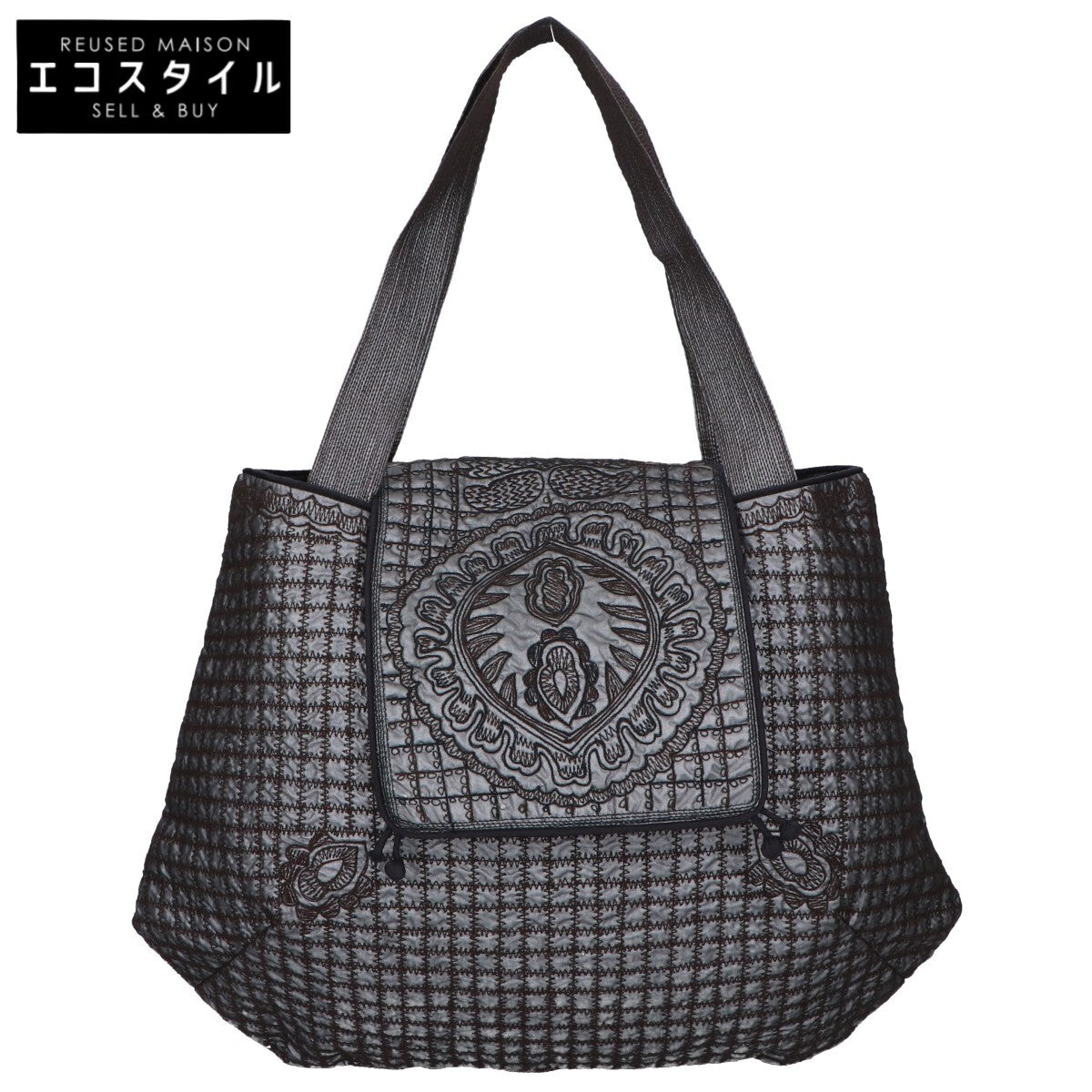 TAMASHA タマシャ 【美品】刺繍 キルティング トートバッグ