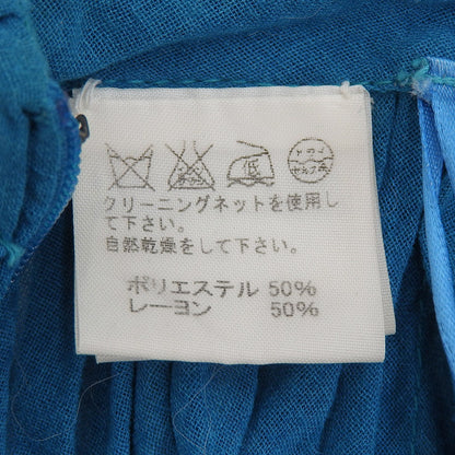 美品 レーヨン混 スカート レディース ブルー 2 HA53FG615 スカート 2