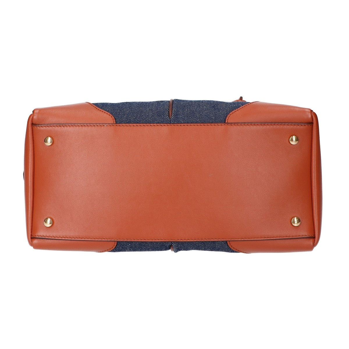 TOD'S トッズ 【美品】XBWANYL0200 レザーｘデニム 2WAYショルダー ハンドバッグ