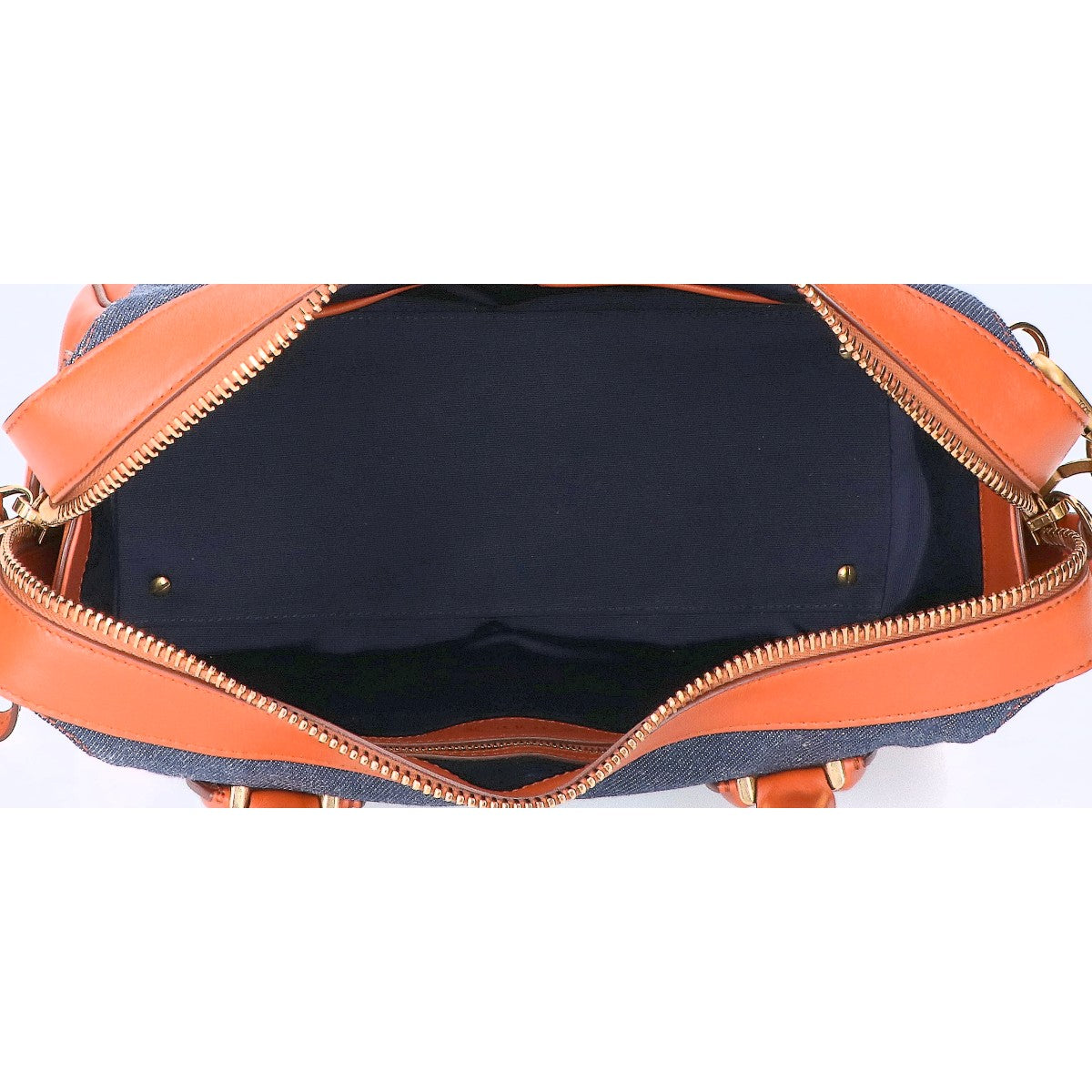 TOD'S トッズ 【美品】XBWANYL0200 レザーｘデニム 2WAYショルダー ハンドバッグ