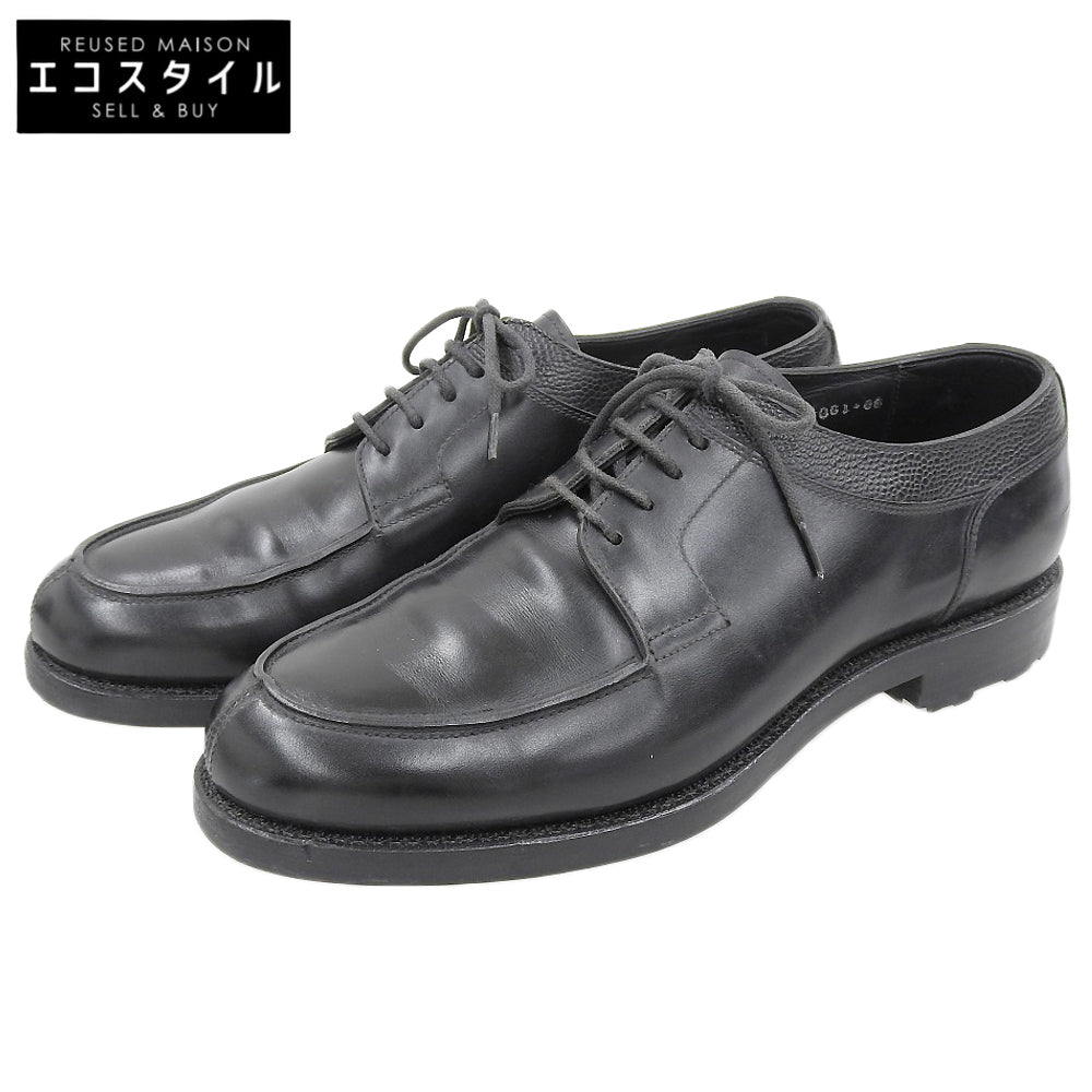 三陽山長 サンヨウヤマチョウ 勘四郎 レザー R2013ラスト Uチップ シューズ メンズ 黒 ブラック 8 Q7423 シューズ 8