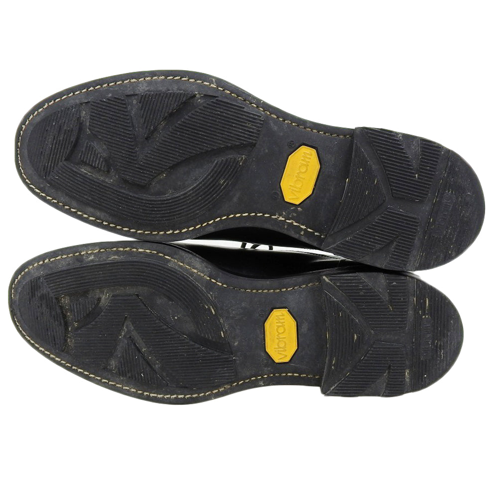 三陽山長 サンヨウヤマチョウ 勘四郎 レザー R2013ラスト Uチップ シューズ メンズ 黒 ブラック 8 Q7423 シューズ 8