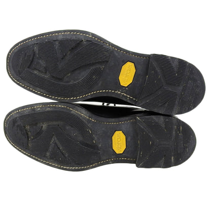 三陽山長 サンヨウヤマチョウ 勘四郎 レザー R2013ラスト Uチップ シューズ メンズ 黒 ブラック 8 Q7423 シューズ 8