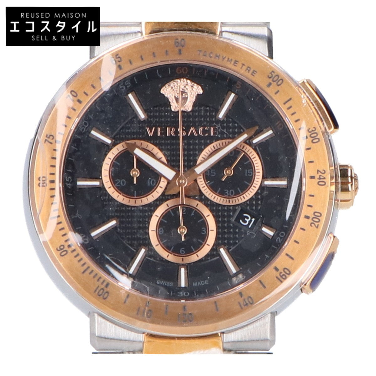 Versace ヴェルサーチ 【新品同様】VS-VFG100014 MYSTIQUE SPORT ミスティックスポーツ クロノグラフ クオーツ 腕時計