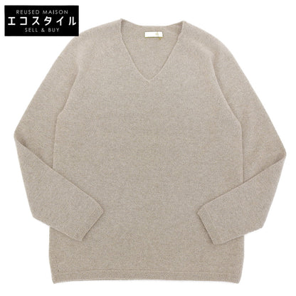 TOYOBOSHI トウヨウボウシ 新品同様 HAKOBE カシミヤ100 Vネックニット トップス レディース ブラウン 08IT-PC0001 トップス ―