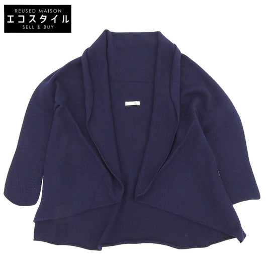 TOYOBOSHI トウヨウボウシ 新品同様 HIJIRI カシミヤ100 ポンチョ カーディガン トップス レディース ネイビー F 08IT-PC0003 トップス F