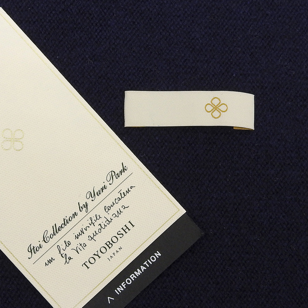 TOYOBOSHI トウヨウボウシ 新品同様 HIJIRI カシミヤ100 ポンチョ カーディガン トップス レディース ネイビー F 08IT-PC0003 トップス F