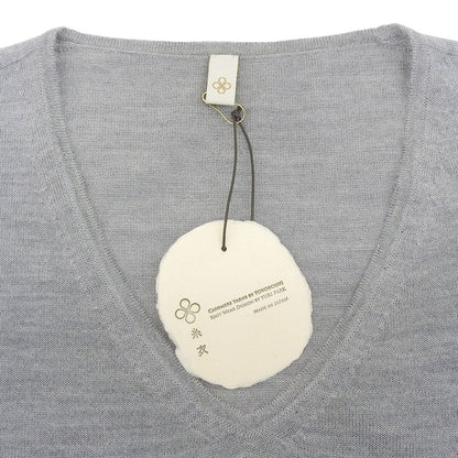 TOYOBOSHI トウヨウボウシ 新品同様 SUKAI-STH カシミヤシルク Vネック ニット トップス レディース グレー 1 09IT-CS0001 トップス 1