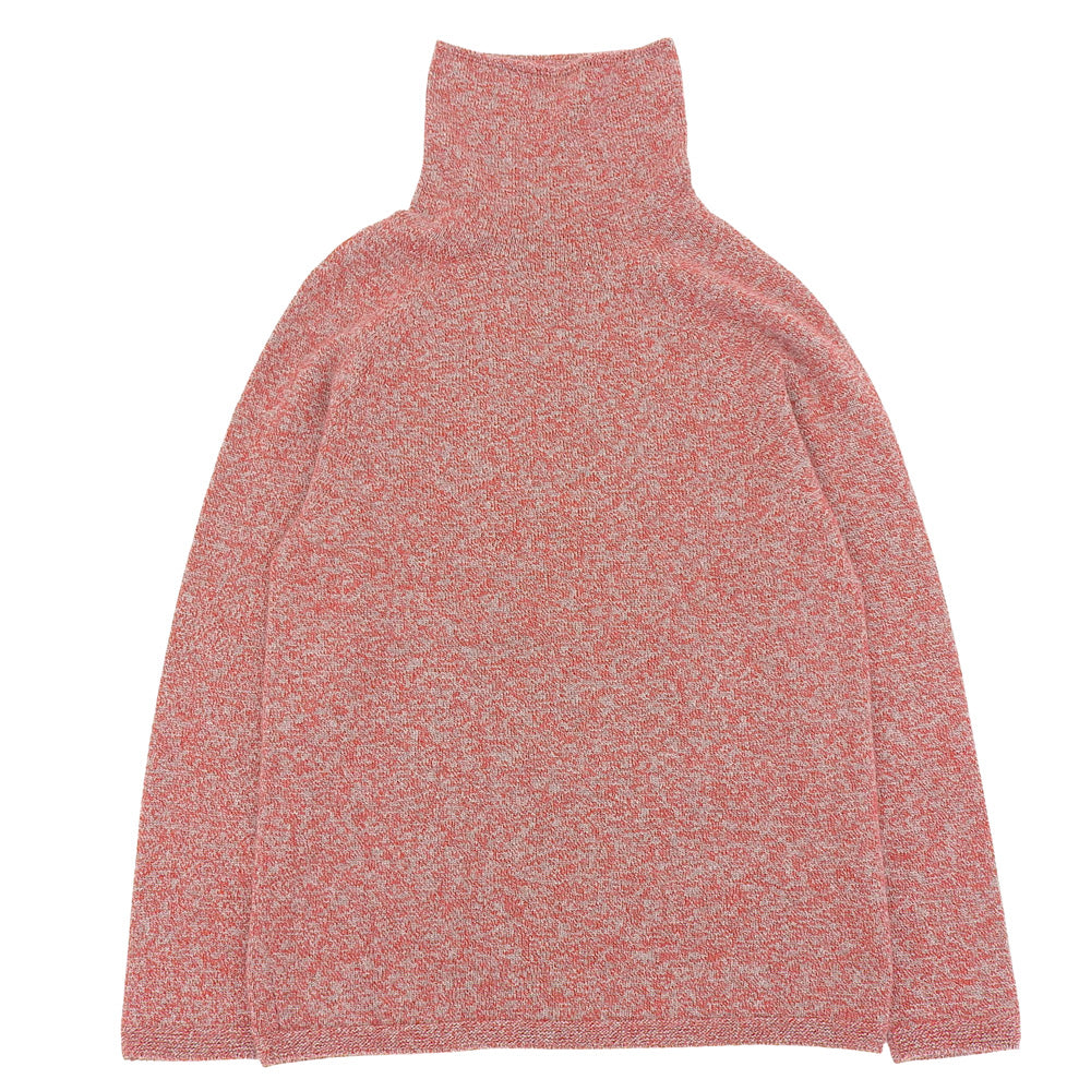 TOYOBOSHI トウヨウボウシ 新品同様 NAZUNA カシミヤ100 タートルネックニット トップス レディース マーブルレッド 1 08IT-PC0002 トップス 1