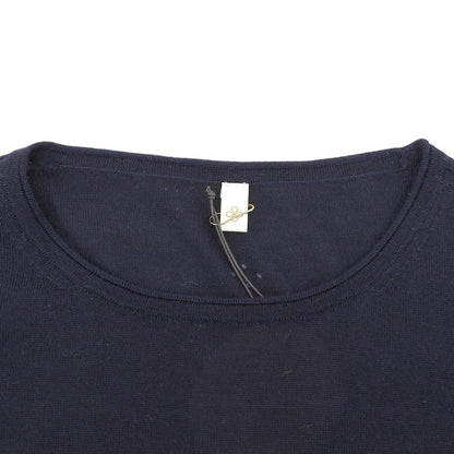 TOYOBOSHI トウヨウボウシ 新品同様 糸衣 HIRYU-STH カシミヤシルク ニット トップス レディース ネイビー 3 09ITーCS0002 トップス 3