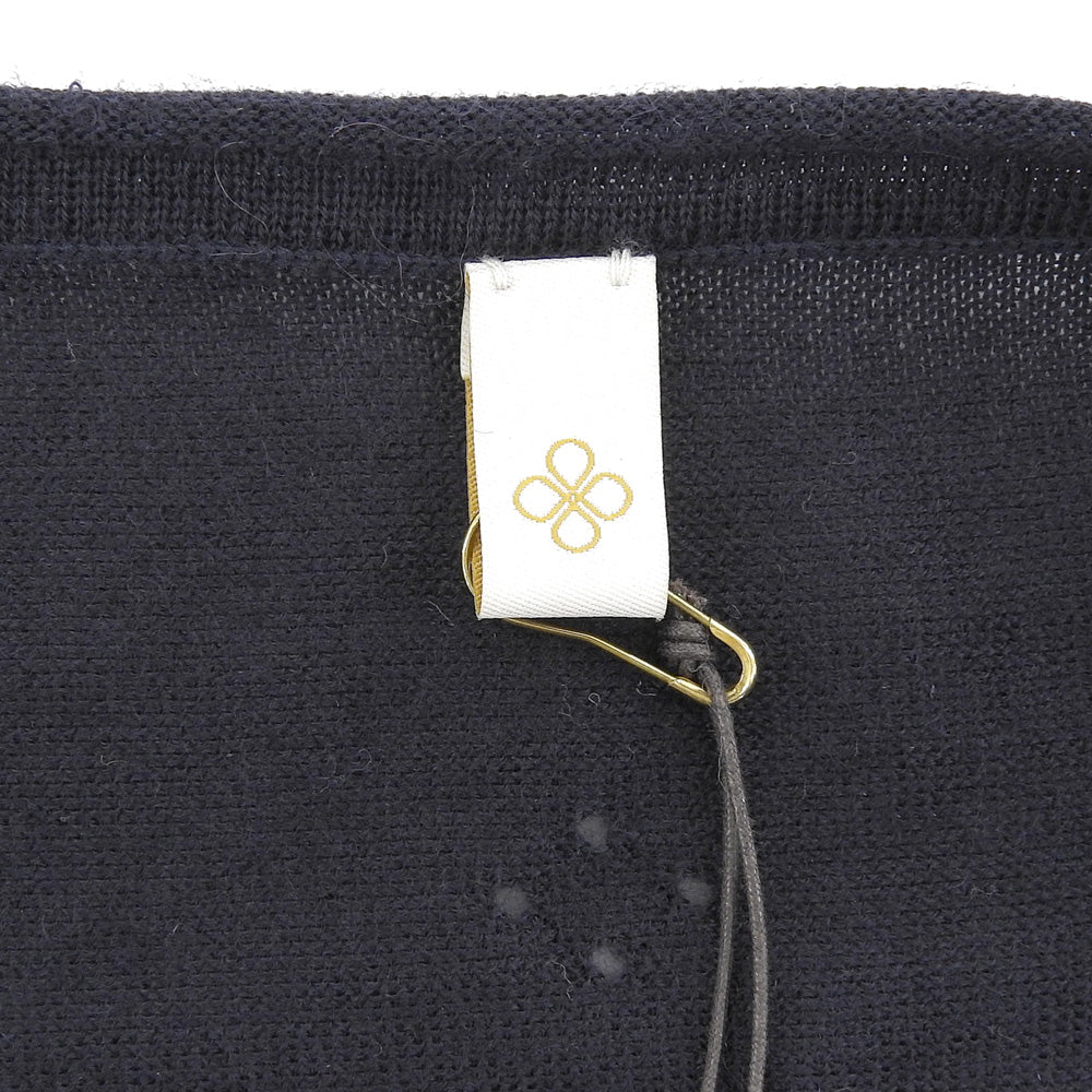 TOYOBOSHI トウヨウボウシ 新品同様 糸衣 HIRYU-STH カシミヤシルク ニット トップス レディース ネイビー 3 09ITーCS0002 トップス 3