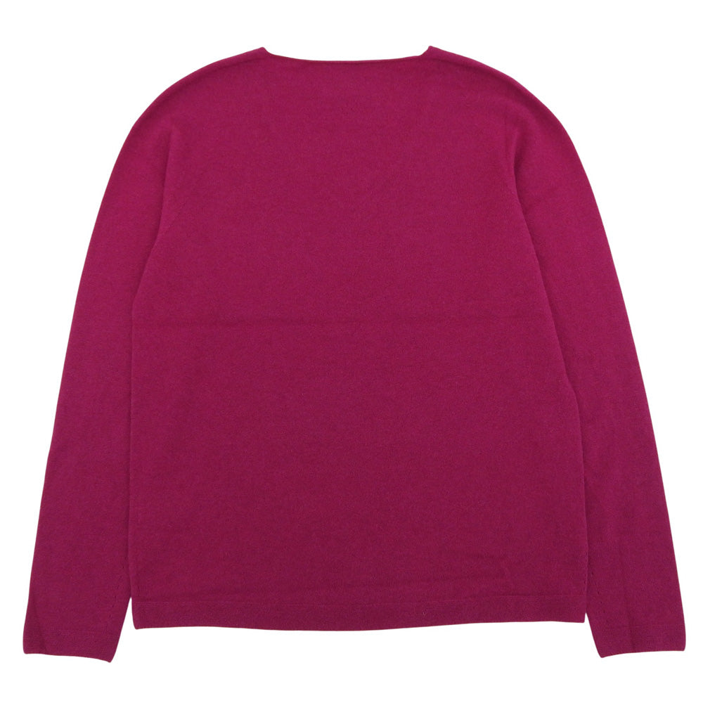 TOYOBOSHI トウヨウボウシ 新品同様 糸衣 KIDO カシミヤ100 Vネック ニット トップス レディース パープル 1 09IT-PC0011 トップス 1