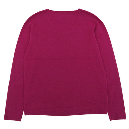 TOYOBOSHI トウヨウボウシ 新品同様 糸衣 KIDO カシミヤ100 Vネック ニット トップス レディース パープル 1 09IT-PC0011 トップス 1