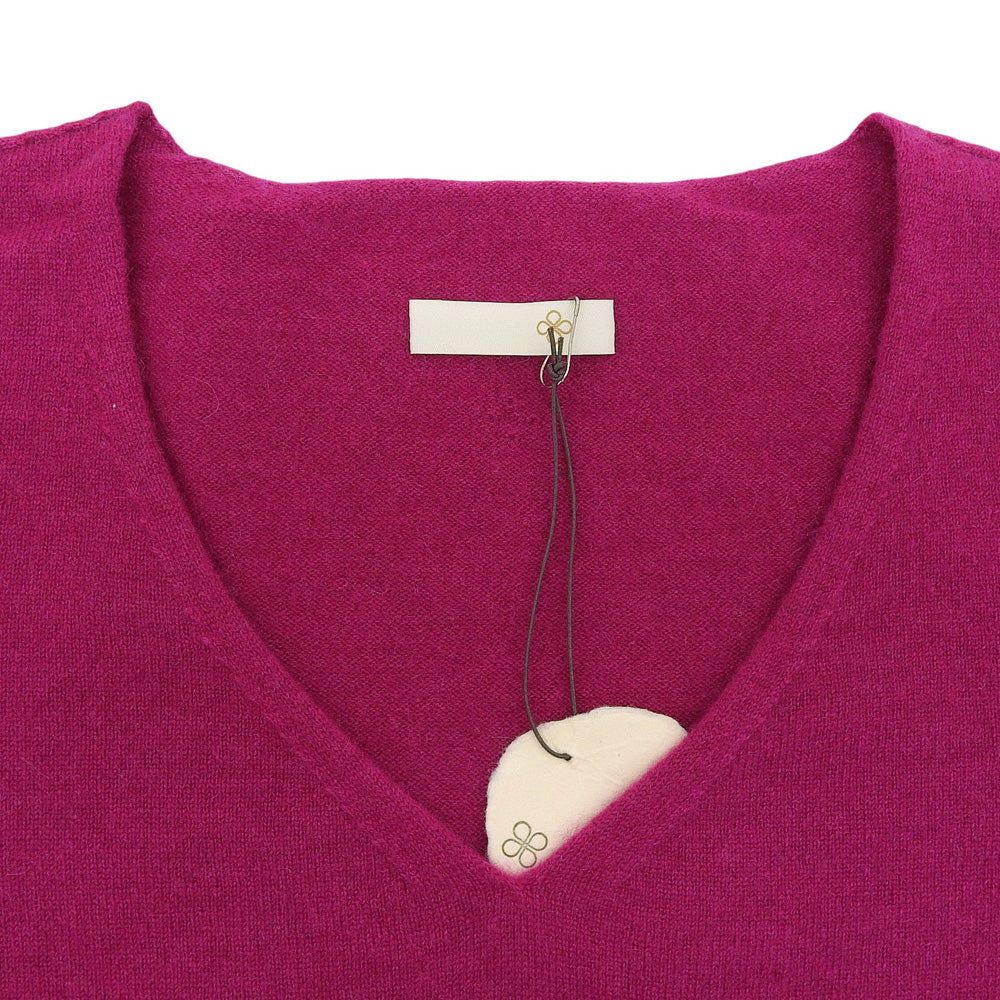 TOYOBOSHI トウヨウボウシ 新品同様 糸衣 KIDO カシミヤ100 Vネック ニット トップス レディース パープル 1 09IT-PC0011 トップス 1
