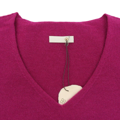 TOYOBOSHI トウヨウボウシ 新品同様 糸衣 KIDO カシミヤ100 Vネック ニット トップス レディース パープル 1 09IT-PC0011 トップス 1