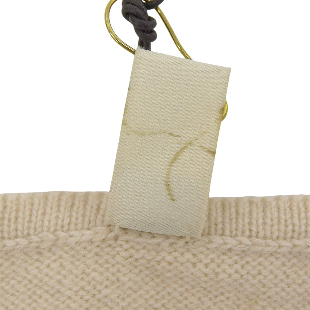 TOYOBOSHI トウヨウボウシ 新品同様 カシミヤ100 Vネック ニット トップス レディース ライトベージュ 1 08IT-BC0001 トップス 1