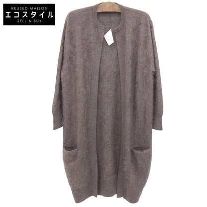 TOYOBOSHI トウヨウボウシ 新品同様 糸衣 BIWA カシミヤ100 ロングカーディガン トップス レディース ブラウン F 13IT-FC2002 トップス F