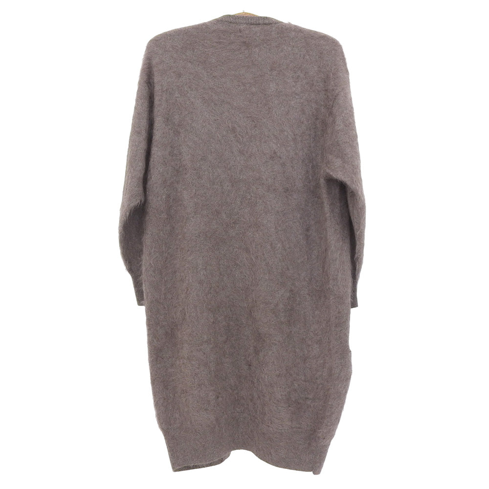 TOYOBOSHI トウヨウボウシ 新品同様 糸衣 BIWA カシミヤ100 ロングカーディガン トップス レディース ブラウン F 13IT-FC2002 トップス F