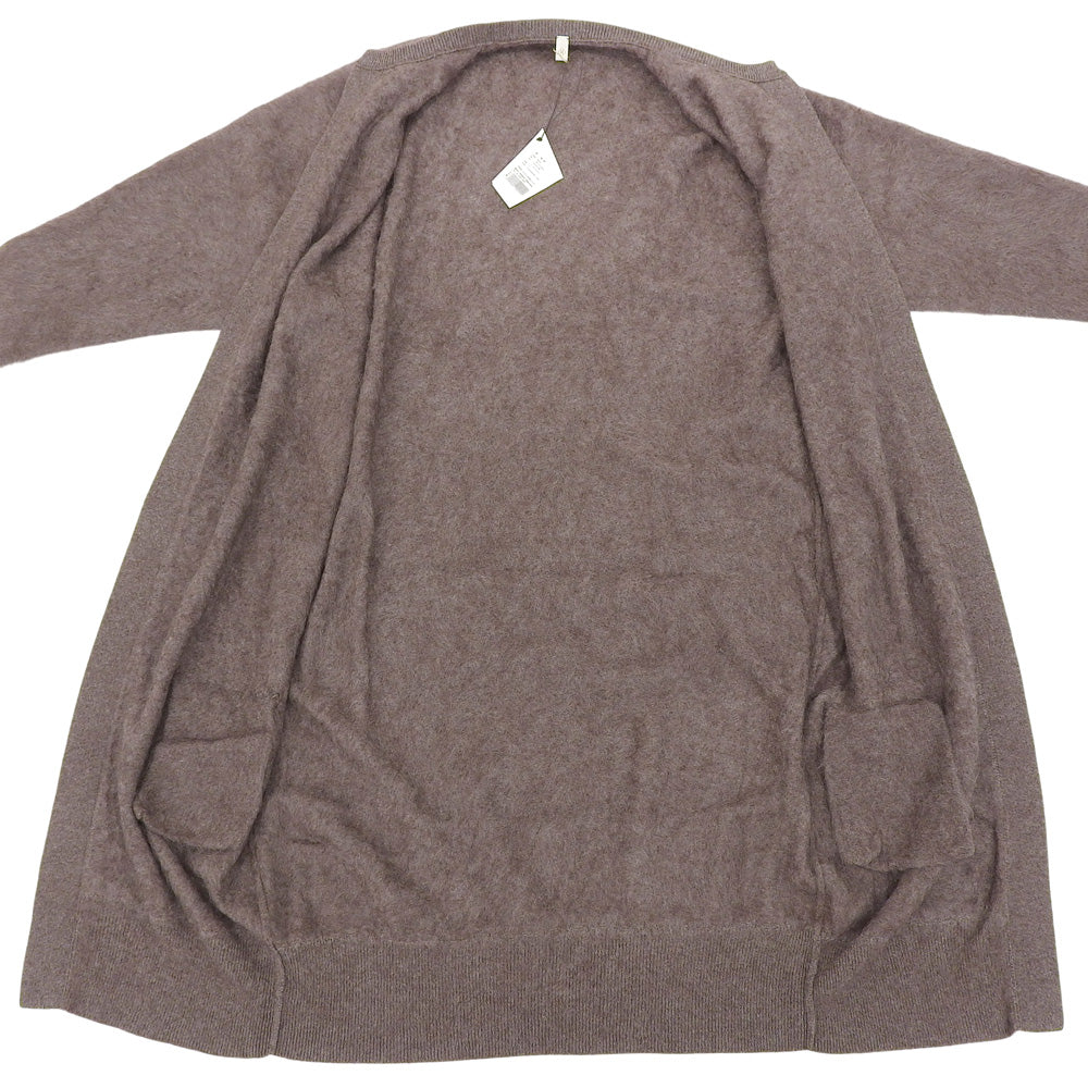 TOYOBOSHI トウヨウボウシ 新品同様 糸衣 BIWA カシミヤ100 ロングカーディガン トップス レディース ブラウン F 13IT-FC2002 トップス F