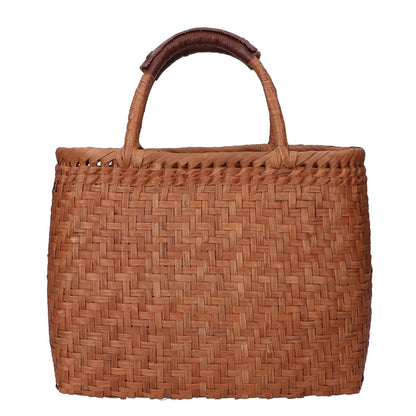 山葡萄 やまぶどう 綱代編み かごバッグ/ ハンドバッグ