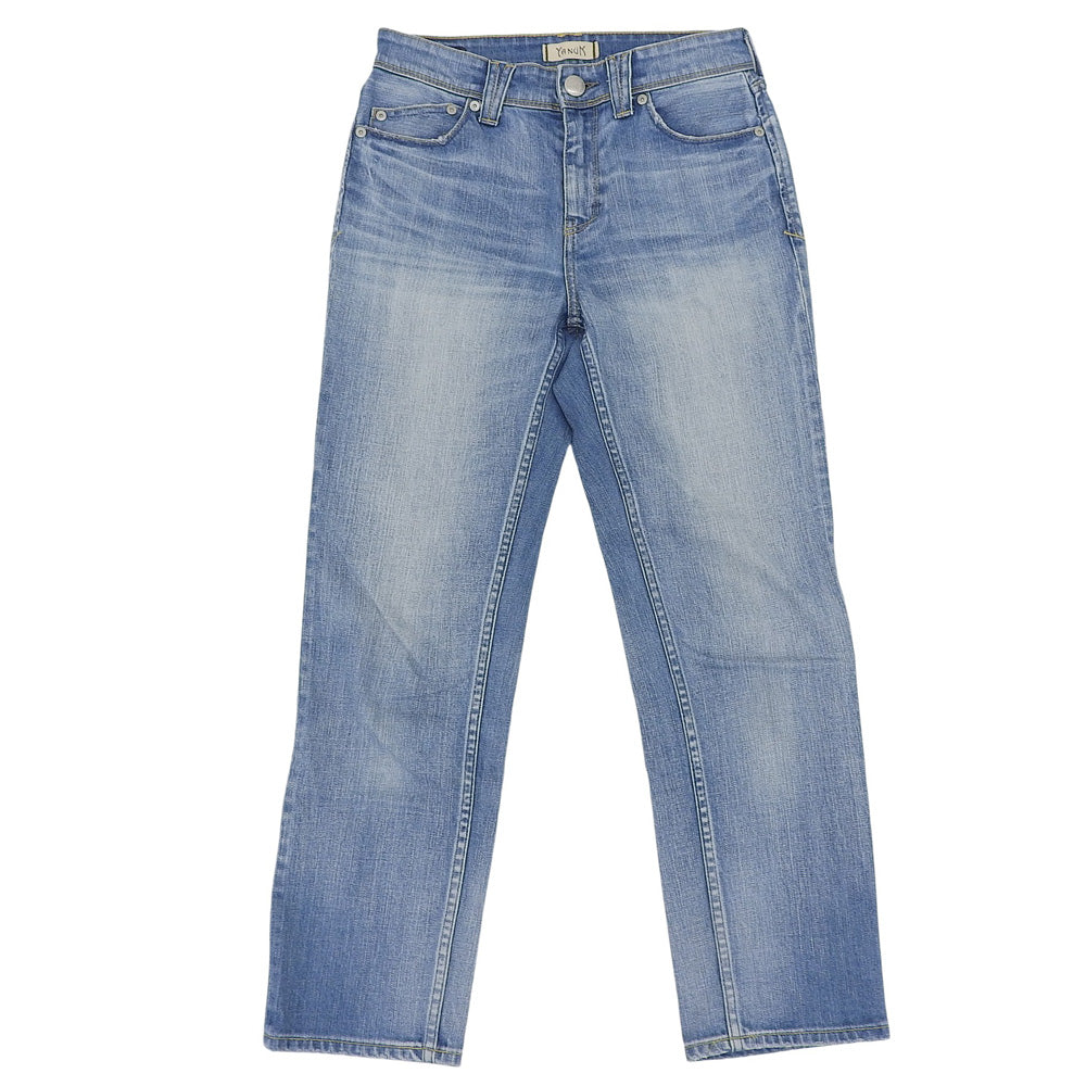YANUK ヤヌーク 美品 アネット ストレート デニムパンツ ボトムス レディース ブルー 24 57191011 ボトムス 24
