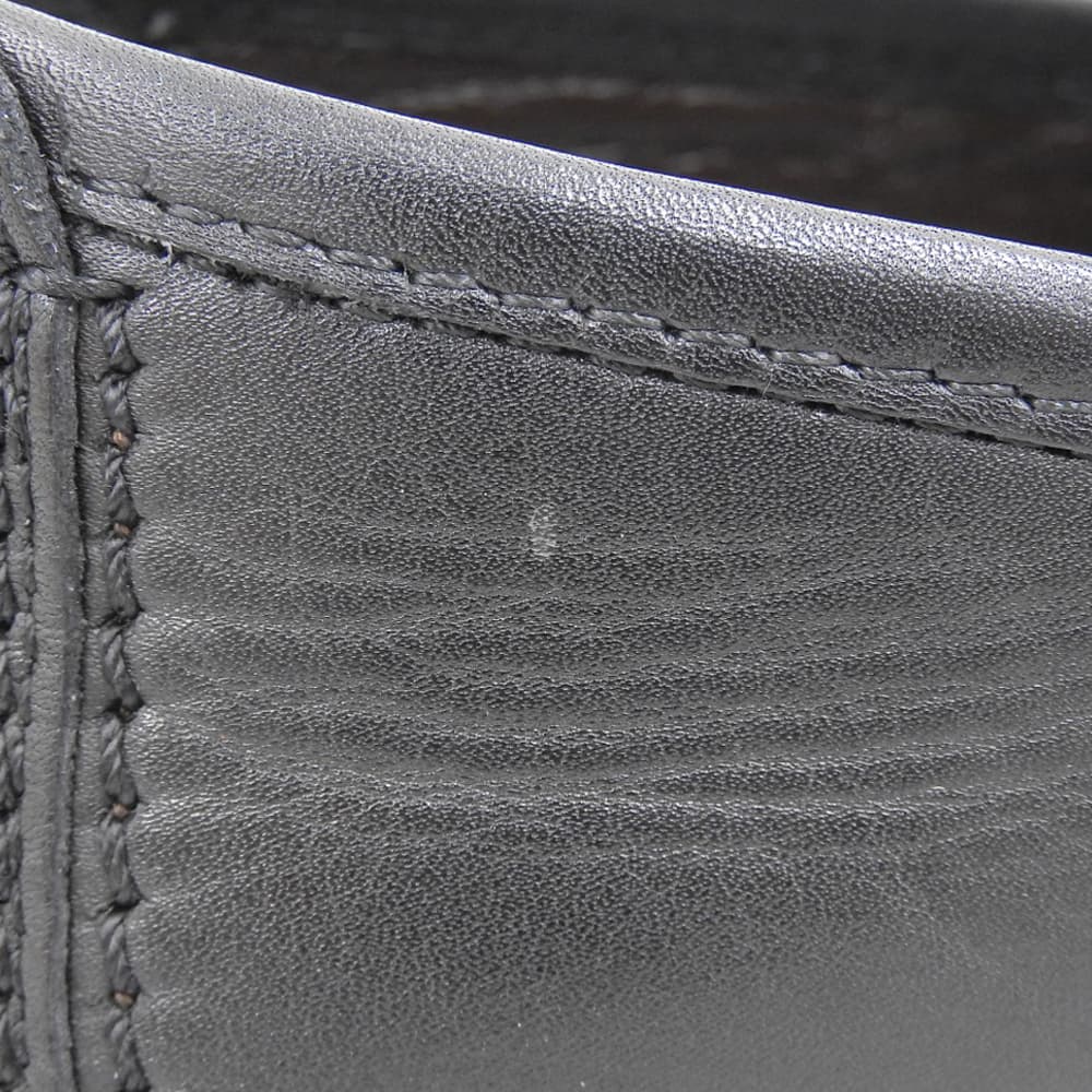 Salvatore Ferragamo サルヴァトーレフェラガモ ガンチーニ モカシン レザー シューズ メンズ ブラック 7 1/2 シューズ 7.5